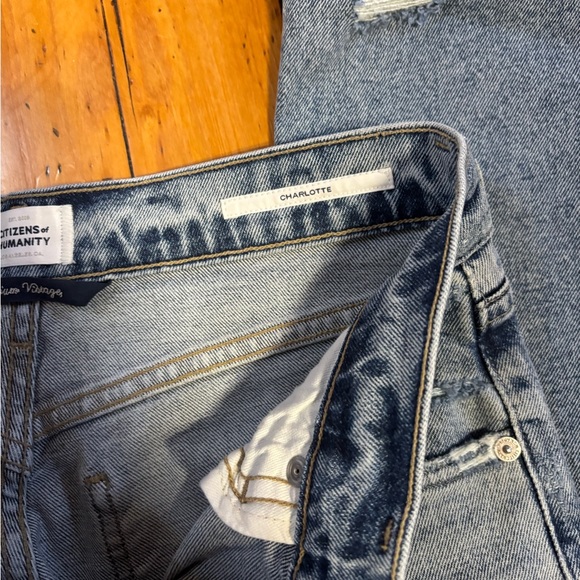 Citizens of Humanity Charlotte High Rise Straight Jeans - Picture 5 of 7